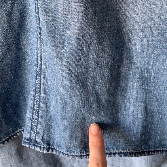 Madewell chambray lace up shirt! - Picture 8 of 8